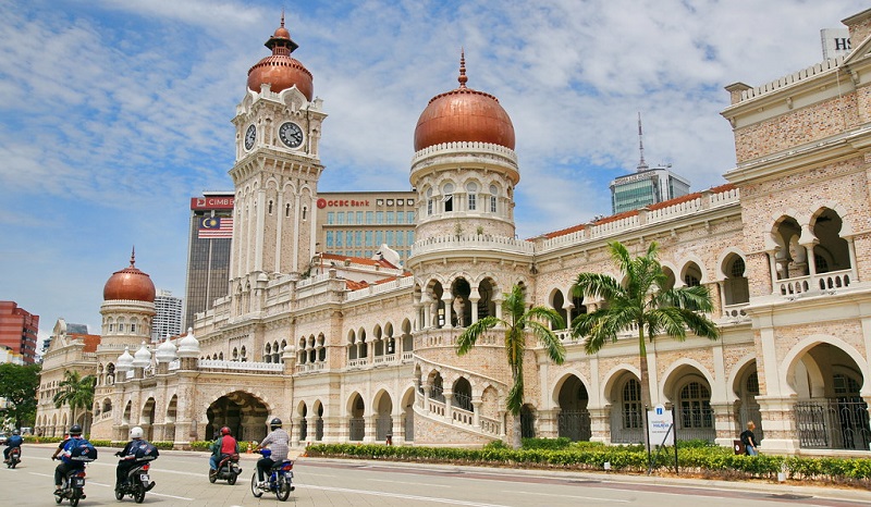Дворец султана Абдул-Самада в Куала-Лумпуре, Малайзия