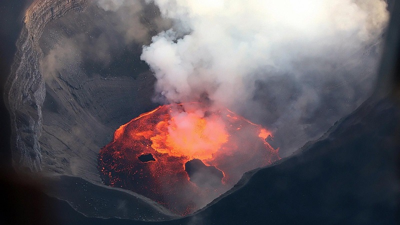 Вулкан Картала в Коморах